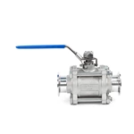 Stainless Steel Manual 3-PEICE 3PC KF Vaccum Ball Valve