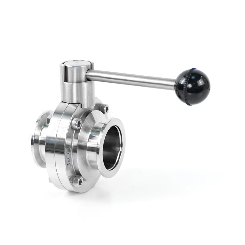 Stainless Steel SS304 SS316L KF ISO Vacuum Butterfly Valve
