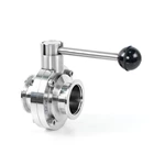 Stainless Steel SS304 SS316L KF ISO Vacuum Butterfly Valve