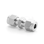 Stainless Steel Double Ferrule Straight-through Fittings Equal Union