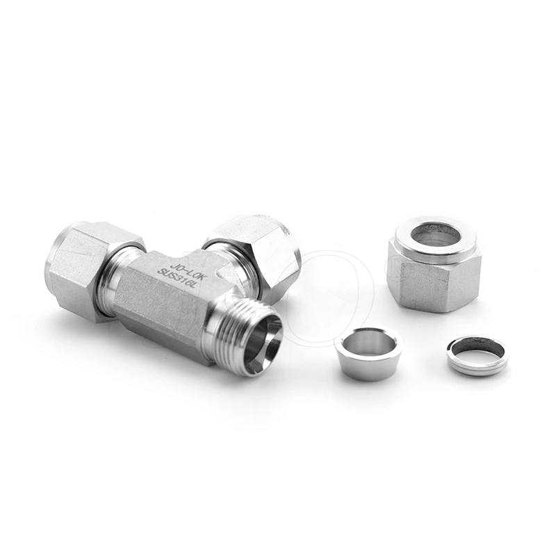 Stainless Steel Compression Fitting Equal Tee