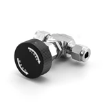 Stainless Steel Needle Valve with Double Ferrule Tube Fittings ends