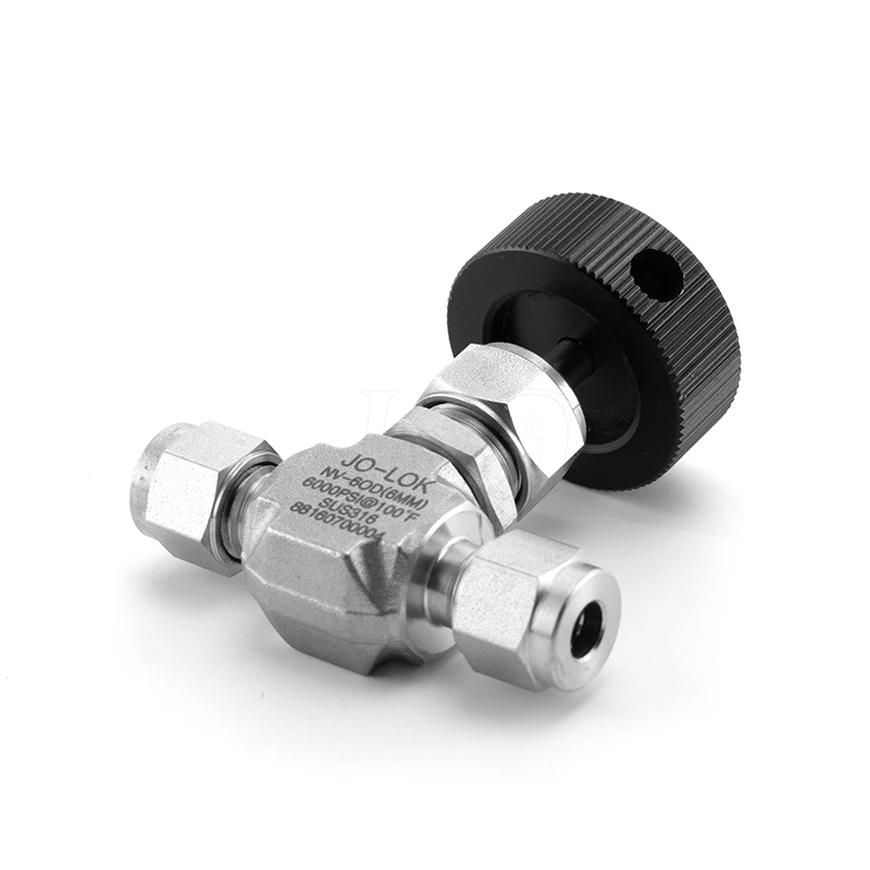 Stainless Steel Needle Valve with Double Ferrule Tube Fittings ends