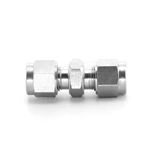 Stainless Steel Double Ferrule Straight-through Fittings Equal Union