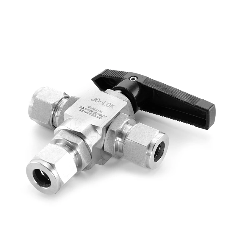 3 way instrumentation ball valve