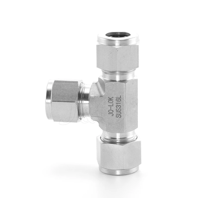 Stainless Steel Compression Fitting Equal Tee