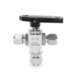 Stainless Steel 3-way Instrumentation Ball Valve