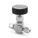 Stainless Steel Needle Valve with Double Ferrule Tube Fittings ends