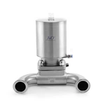 Sanitary Stainless Steel Pneumatic U Type Clamp Diaphragm Valve