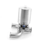 Sanitary Stainless Steel Pneumatic U Type Clamp Diaphragm Valve