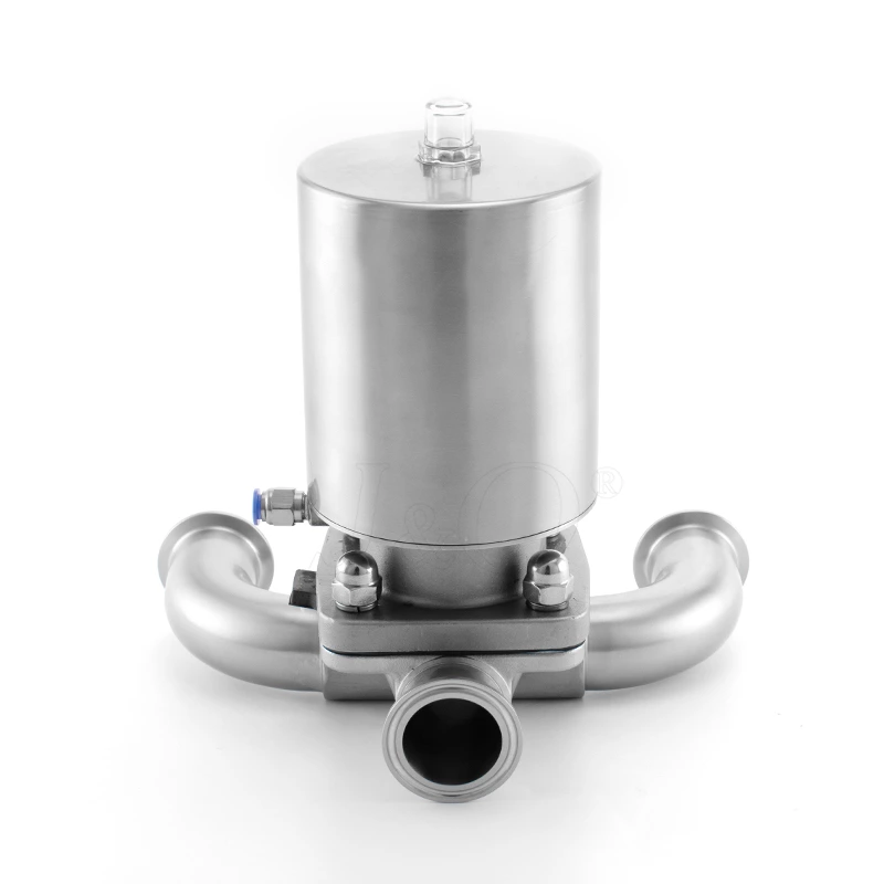Sanitary Stainless Steel Pneumatic U Type Clamp Diaphragm Valve