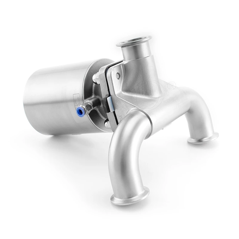 Sanitary Stainless Steel Pneumatic U Type Clamp Diaphragm Valve