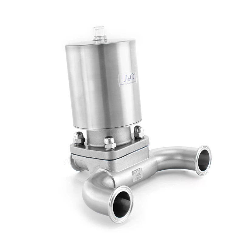 Sanitary Stainless Steel Pneumatic U Type Clamp Diaphragm Valve