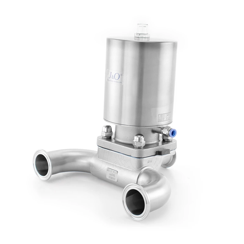 Sanitary Stainless Steel Pneumatic U Type Clamp Diaphragm Valve