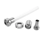 Pharmacy Food Grade Coupling Hose Tail PTFE Lined Flexible Hose