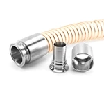 Sanitary Food Grade Tri-Clamp Coupling Hose Tail For Powder Transportation