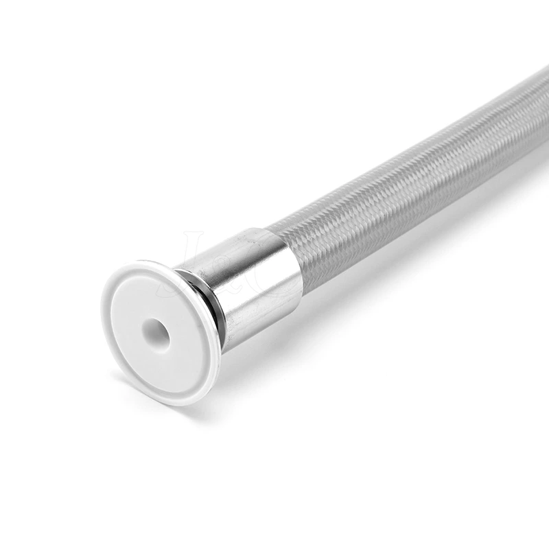 Hygienic Food Grade Stainless Steel Tri-Clamp Coupling PTFE Lining Braided Flexible Metal Hose