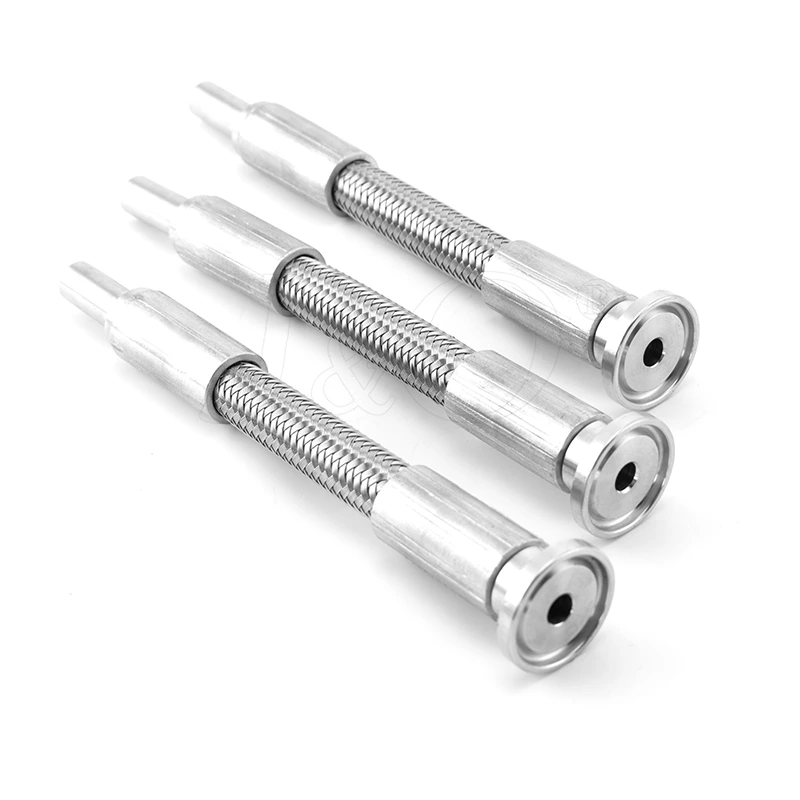 Sanitary Food Grade Stainless Steel Braided Bellow Metal Flexible Hose