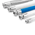 Food Grade Pharmaceutical Tri-Clamp Thread Coupling Tail Reinforced Seel Wire Flexible Hose