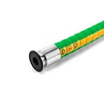 Sanitary Food Grade Tri-Clamp Hose Tail Coupling PFA Lining Flexible Wire Hose