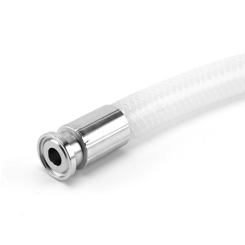 Sanitary Tri-Clamp Coupling Hose with Food Grade Reticulated Silicone Tube