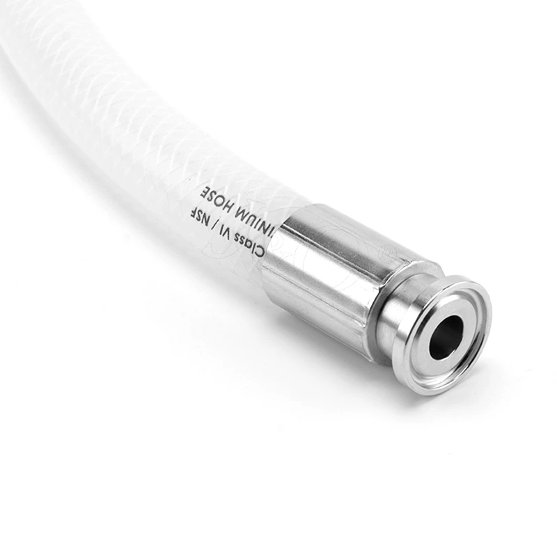 Sanitary Tri-Clamp Coupling Hose with Food Grade Reticulated Silicone Tube