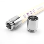 Sanitary Tri-Clamp Flexible Coupling Hose Tail with Food Grade Reinforced Steel Wire Teflon Flexible Hose