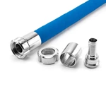 Sanitary Flexible Joint Thread Hose Tail Coupling with Food Grade Reinforced Steel Wire EPDM Rubber Hose