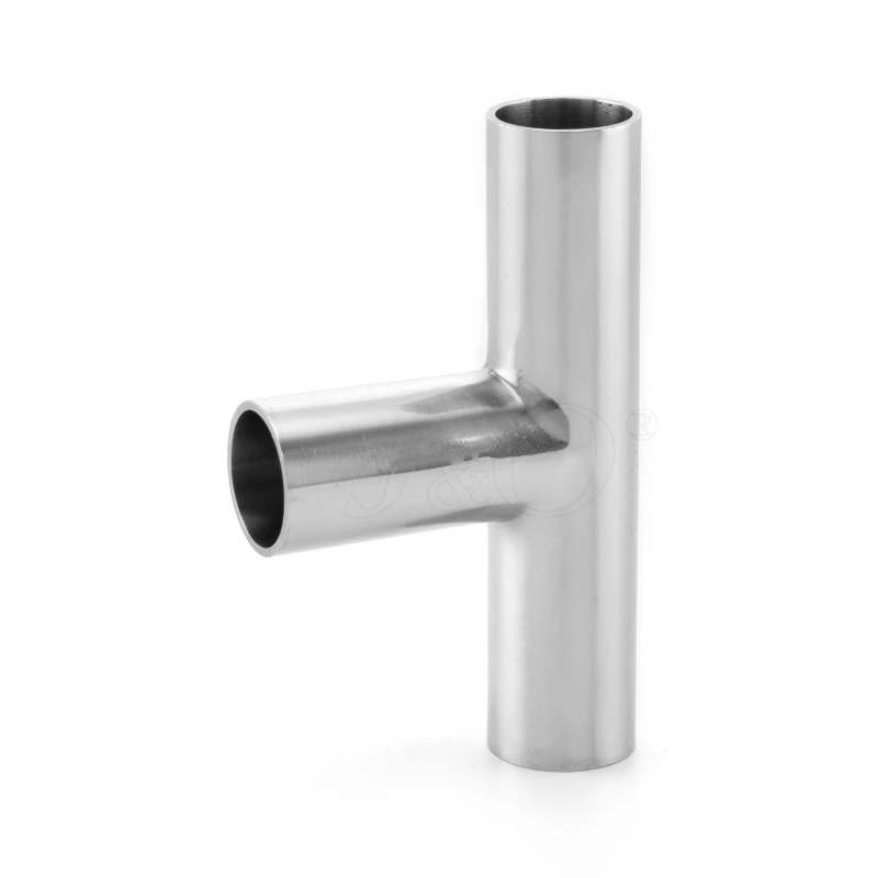 3A Stainless Steel Sanitary Welded Equal Long Tee