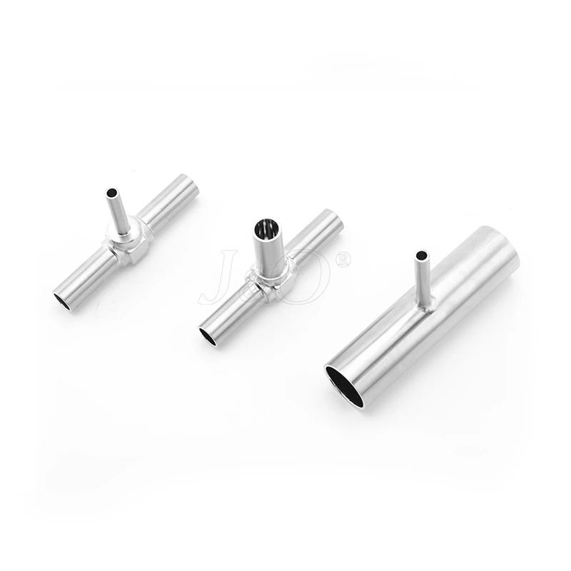 Electropolishing Stainless Steel Instrument Semiconductor Weld Fittings Tee