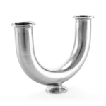 Stainless Steel Sanitary Tri-Clamp End U Type Tee