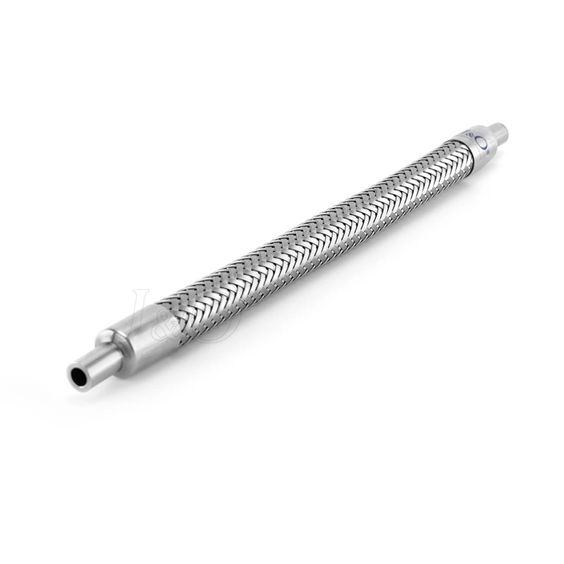 Hygienic Food Grade Stainless Steel Butt-weld Braided Flexible bellows Metal Hose