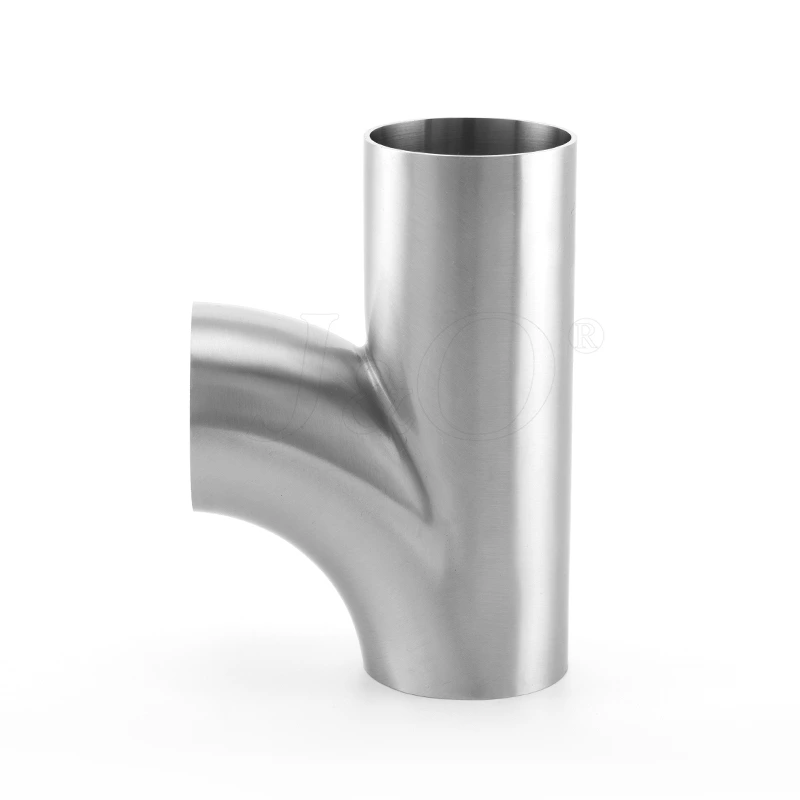 Hygienic Stainless Steel Food Grade 3A SMS DIN AS BS ISO Sanitary Y Type Butt Weld Tee