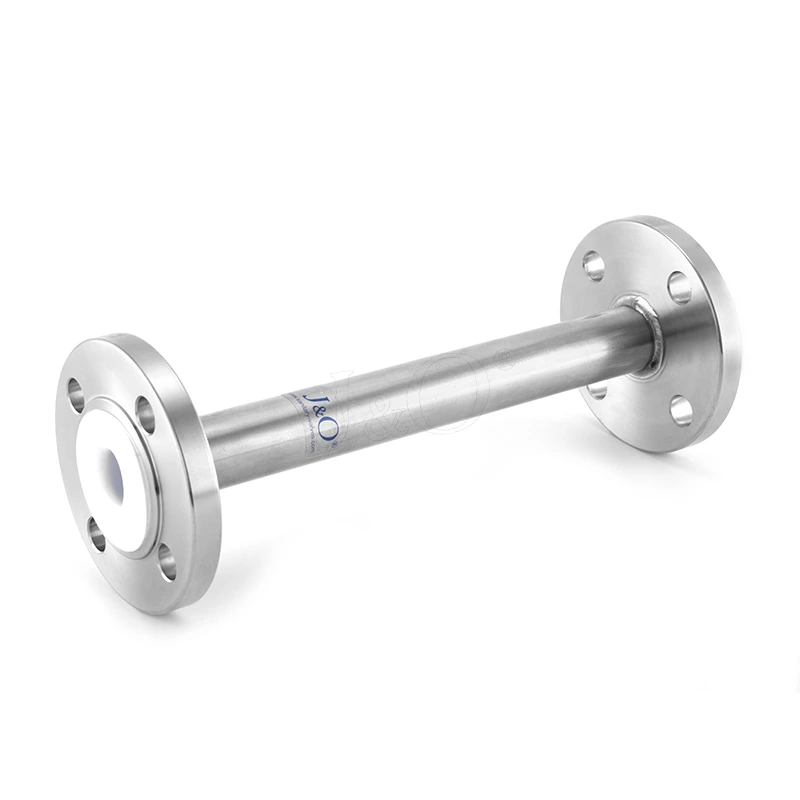 PTFE Lined Stainless Steel Tube with Flange End