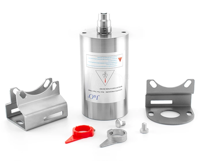 Stainless Steel Pneumatic Actuator Single Acting Double Acting Double Bracket For Sanitary Butterfly Valve