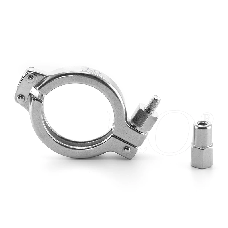 Sanitary Stainless Steel SS304 SS316 13EU Safety Type Double Pin Tri Clamp
