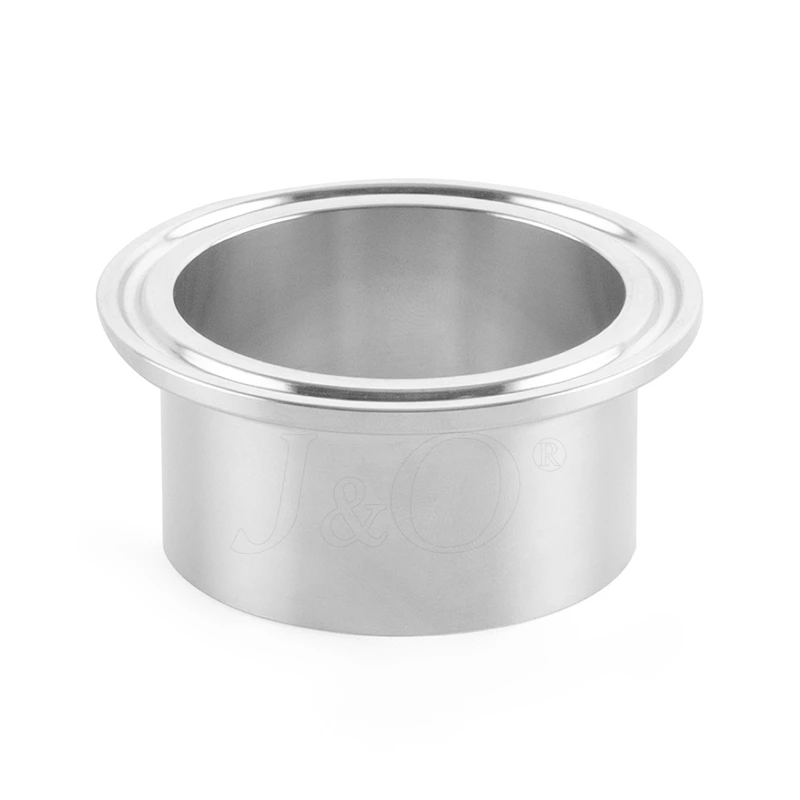 Sanitary Stainless Steel 3A SMS DIN BS AS ISO 14MMP 21.5MM Length Tri-Clamp Ferrule