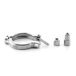 Sanitary Stainless Steel SS304 SS316 13EU Safety Type Double Pin Tri Clamp