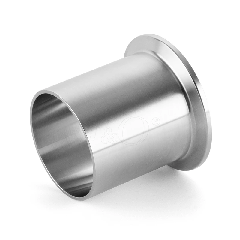 Sanitary Stainless Steel 3A SMS DIN BS AS ISO 14AMP 28.6MM Length Tri-Clamp Ferrule