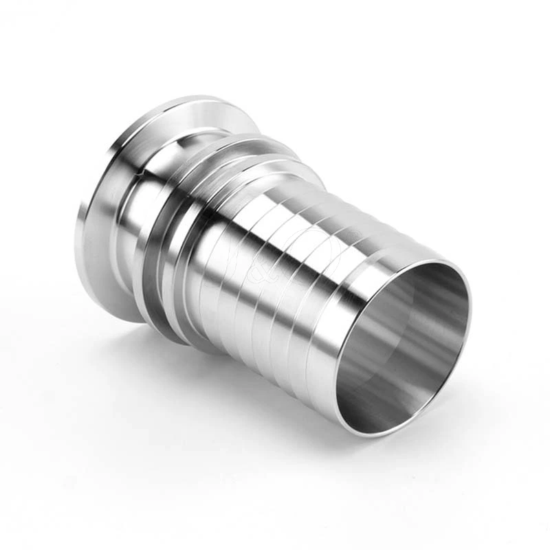 Sanitary Stainless Steel Tri-Clamp Hosetail Flexible Coupling Hose Rubber