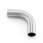 Sanitary Stainless Steel Tube Fittings Hygienic 3A SMS DIN AS BS ISO Long Elbow With Straight End