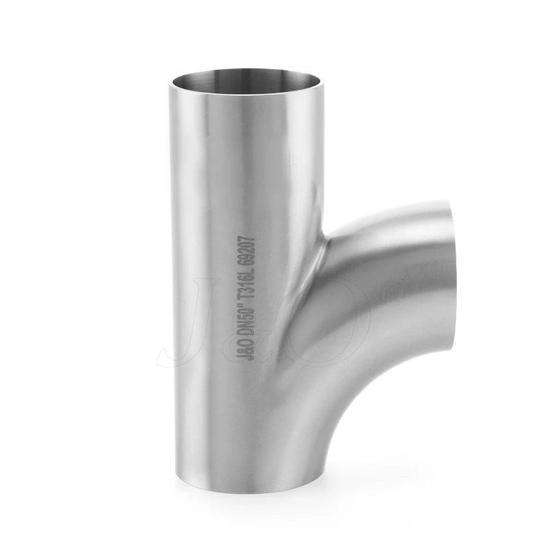 Hygienic Stainless Steel Food Grade 3A SMS DIN AS BS ISO Sanitary Y Type Butt Weld Tee