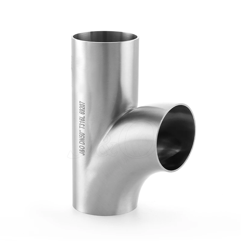 Hygienic Stainless Steel Food Grade 3A SMS DIN AS BS ISO Sanitary Y Type Butt Weld Tee