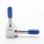 Stainless Steel Electropolishing Semiconductor Butt Weld 90 Degree Long Elbow