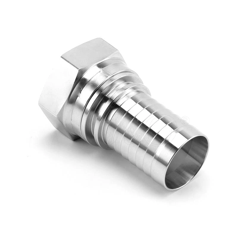 Stainless Steel Hose JIC Female Thread Hydraulic Hose Rubber Fittings