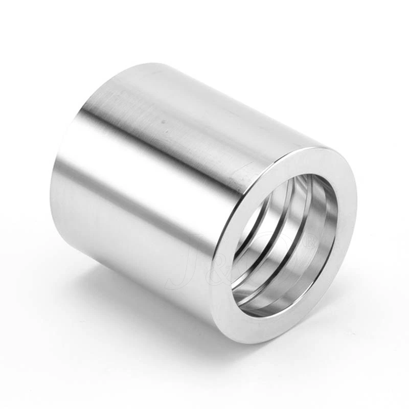 Stainless Steel SS304 SS316L Hydraulic Fitting Hose Rubber Coupling Sleeve