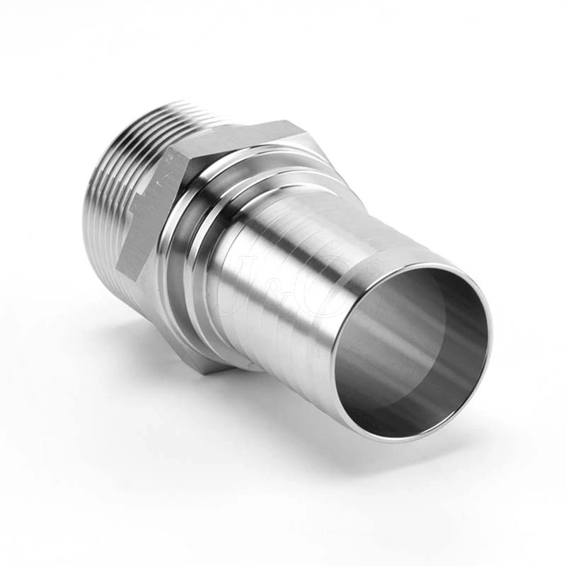 Stainless Steel Male BSP Thread Hydraulic Hose Fitting Adapter