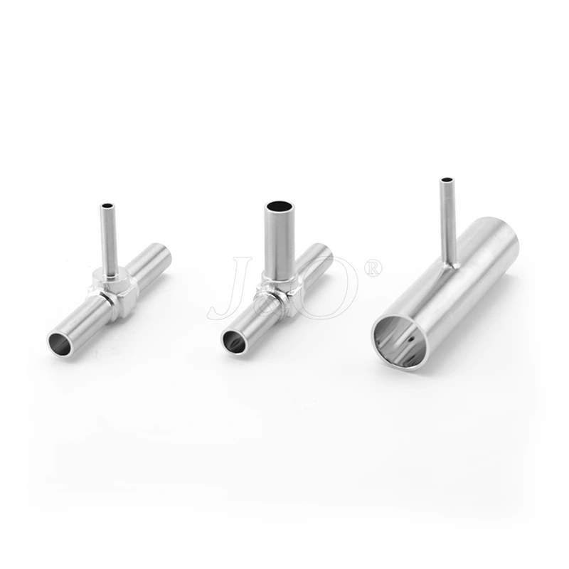 Electropolishing Stainless Steel Instrument Semiconductor Weld Fittings Tee