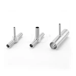 Electropolishing Stainless Steel Instrument Semiconductor Weld Fittings Tee