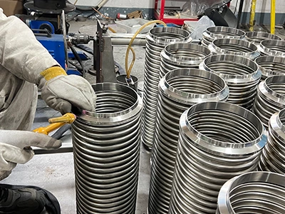 Stainless Steel RapidPress Steam Bellows Hose Expansion Compensator